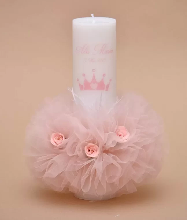 lumanare botez personalizata princess