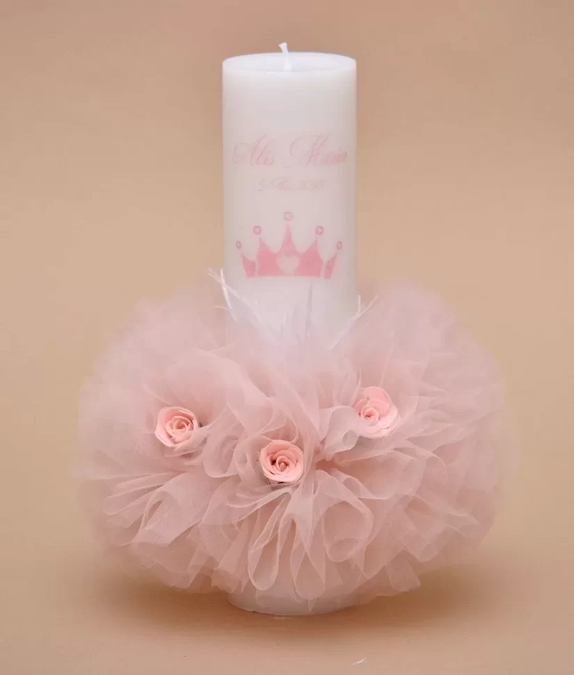 Lumanare botez personalizata princess